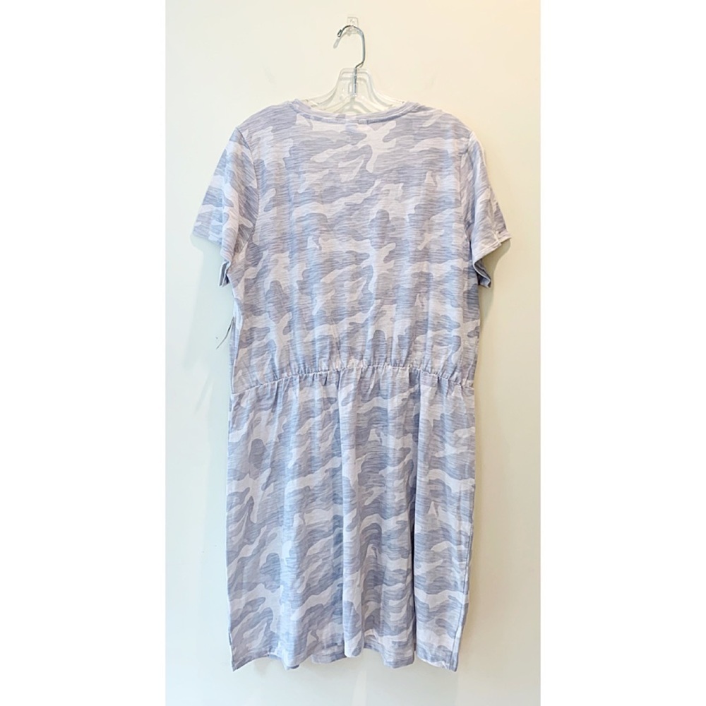 ✨ Old Navy Women’s Gray Camouflage Short Sleeve Dress – Size XL NWT